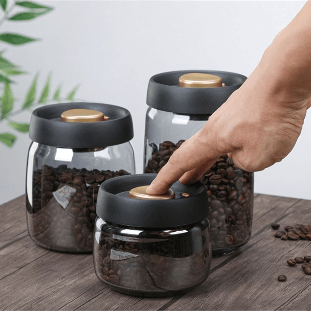 Coffee Bean Storage Glass Container