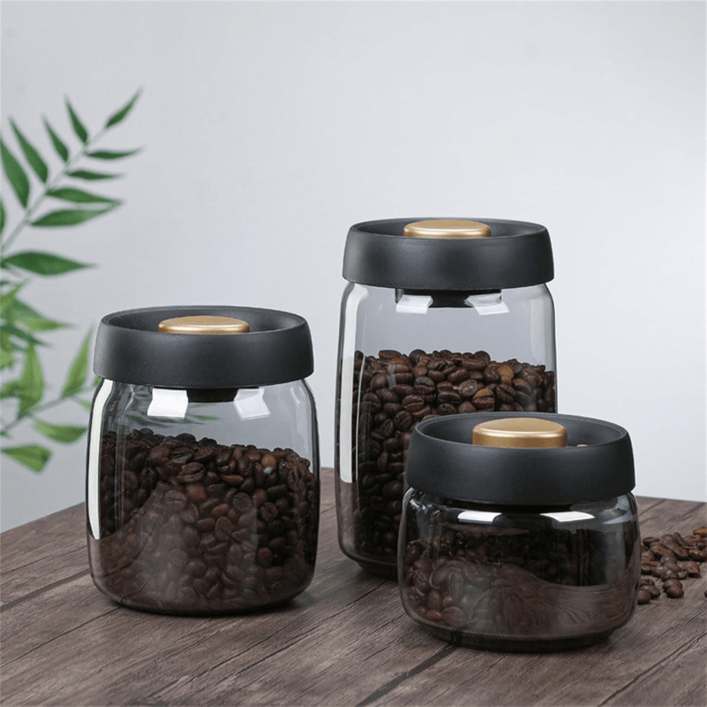 Coffee Bean Storage Glass Container