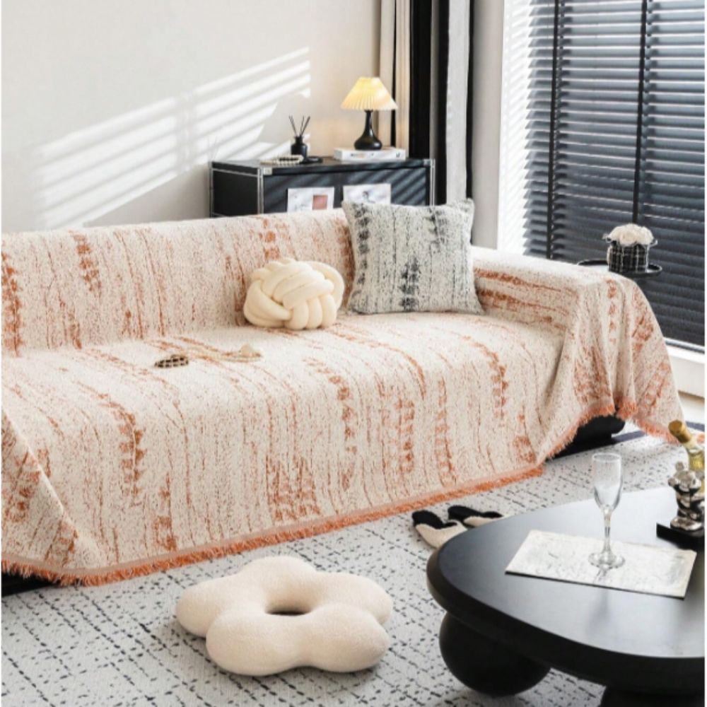 Chenille Soft Textured Anti-Slip Full Sofa Cover