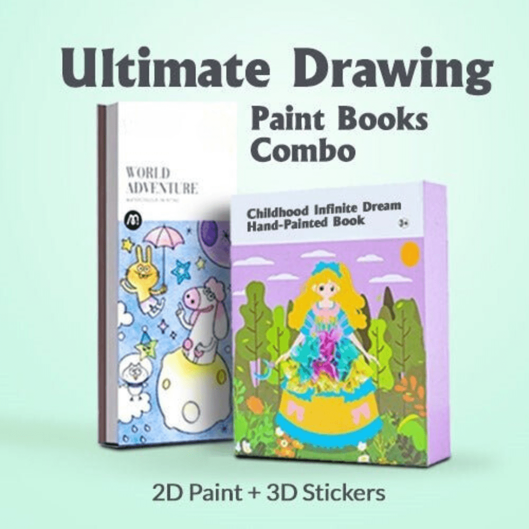 Childhood Infinite Dream Hand-Painted Book + Free Painting Book