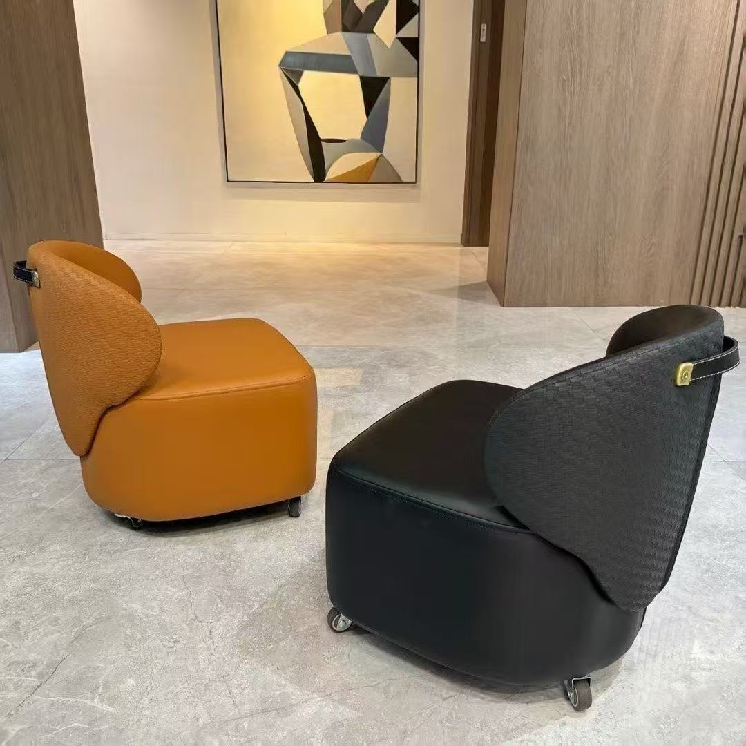 Compact Rolling Low Stool with Back Support