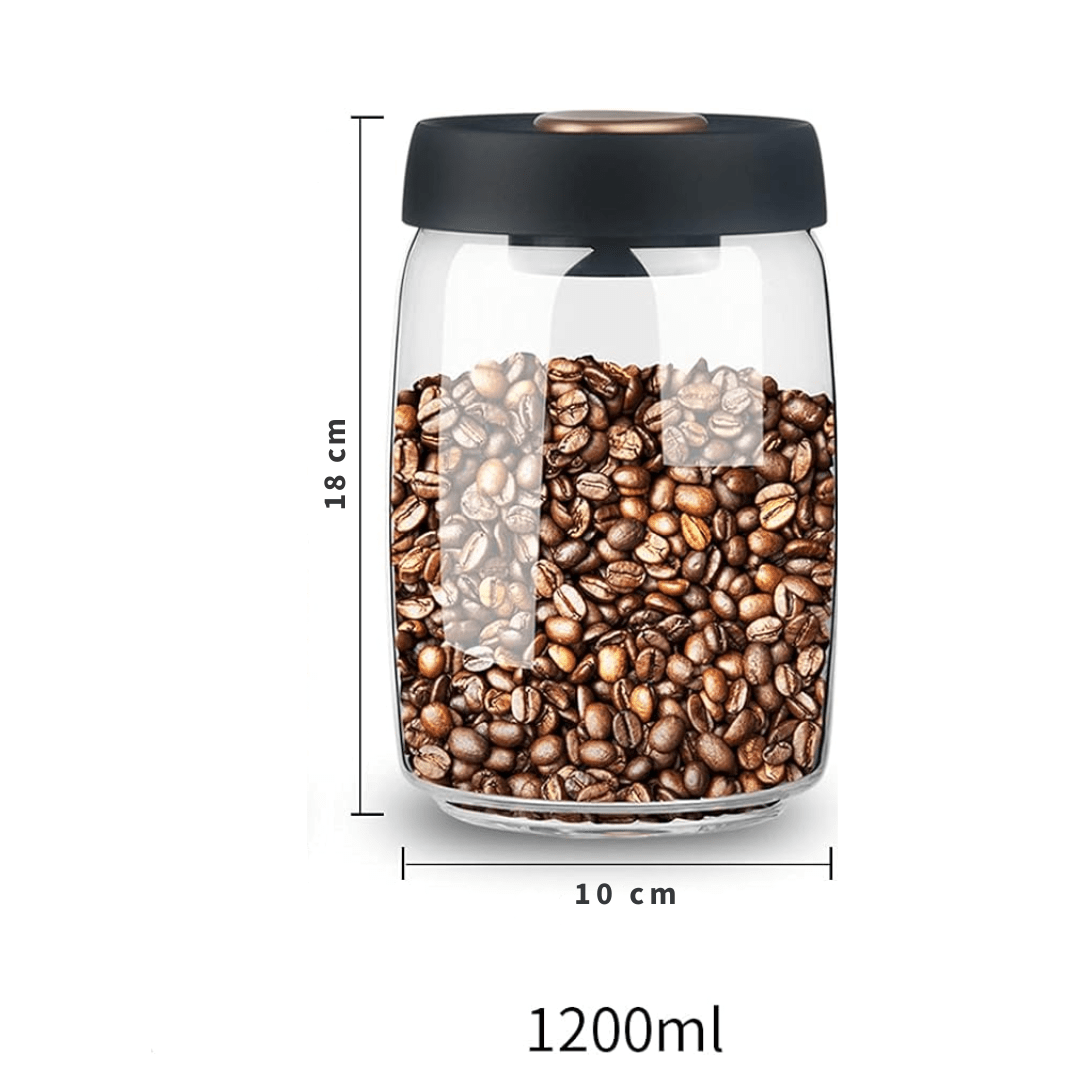 Coffee Bean Storage Glass Container