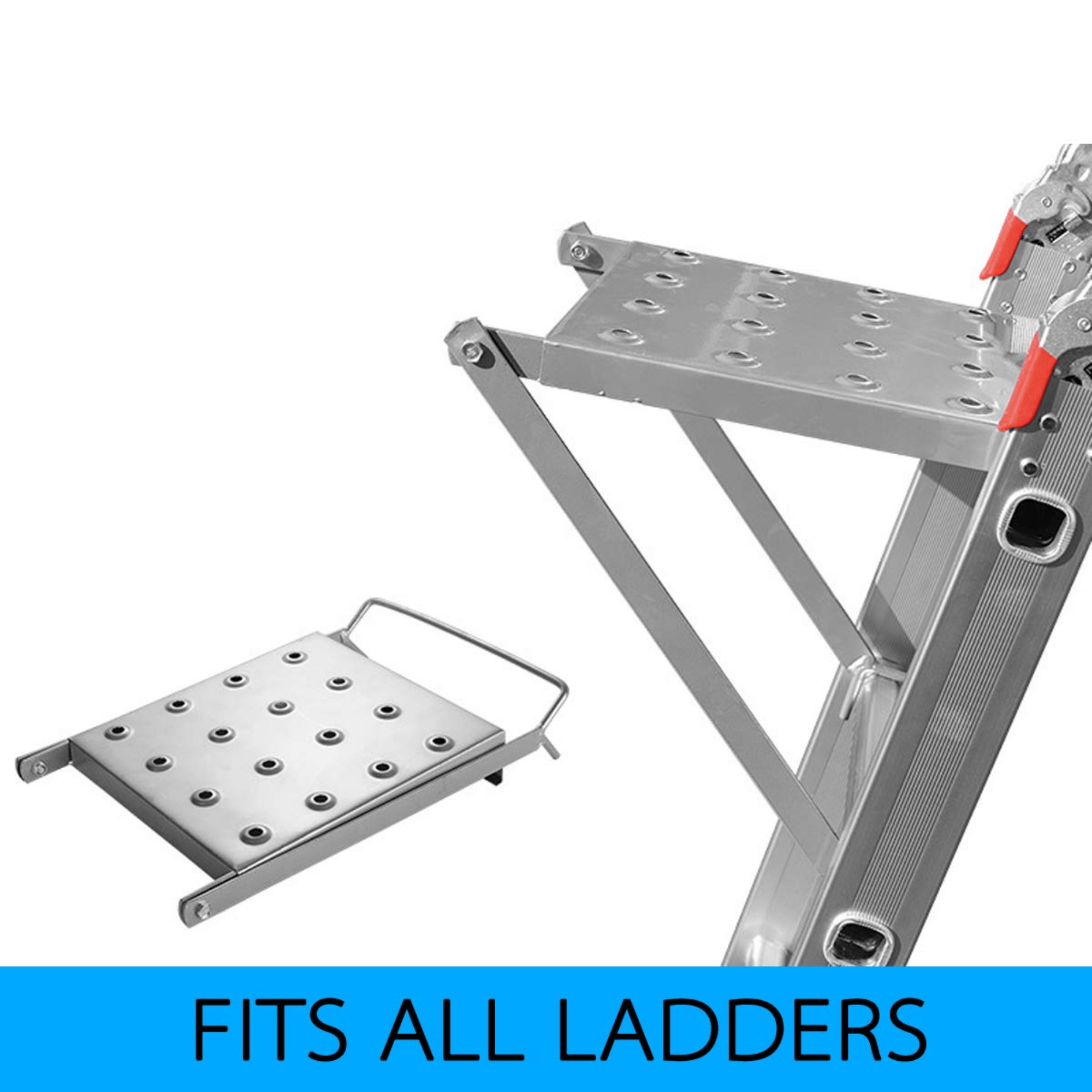 Universal Fit Aluminum Ladder Extension Platform