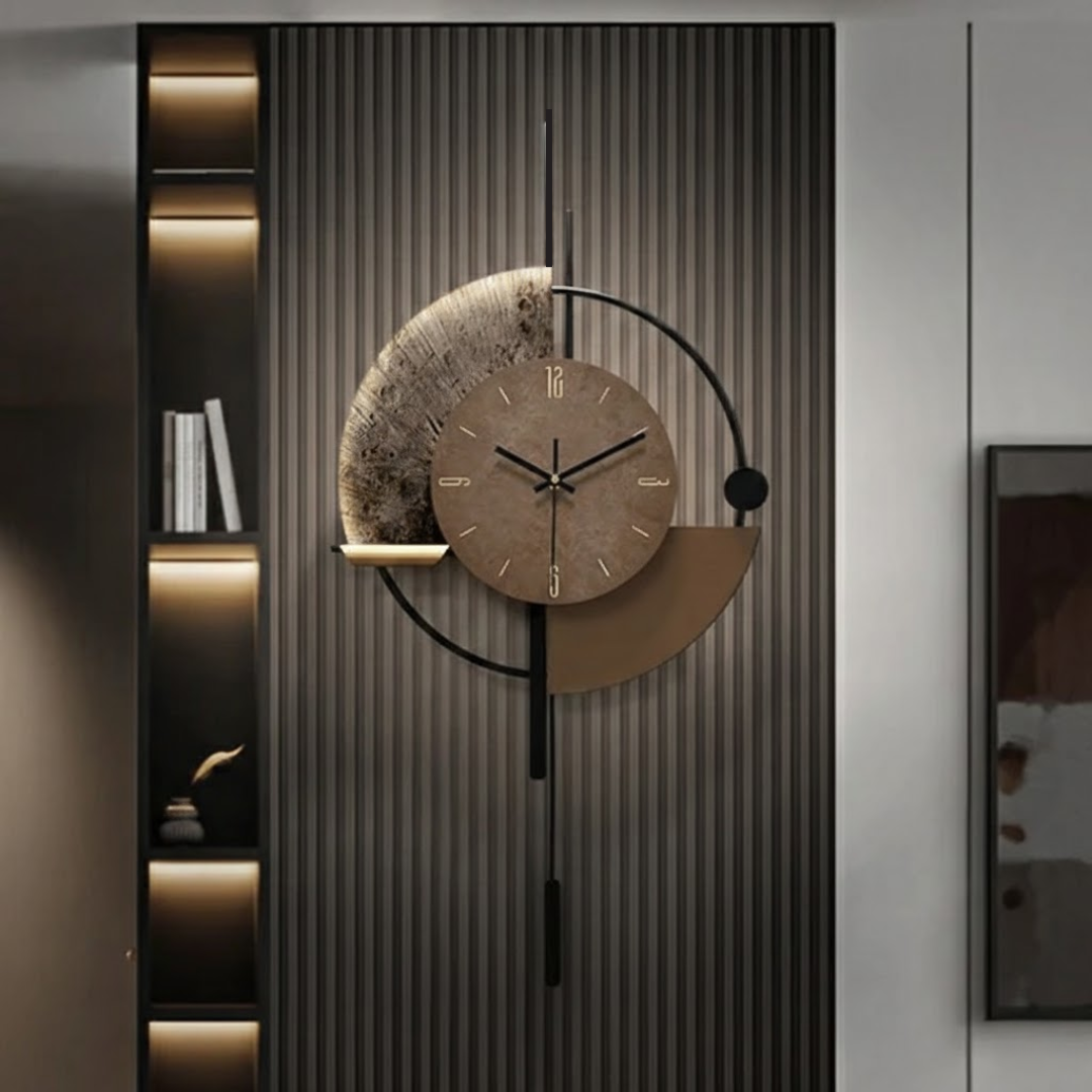 Decorative Pendulum Modern Metal Wall Clock