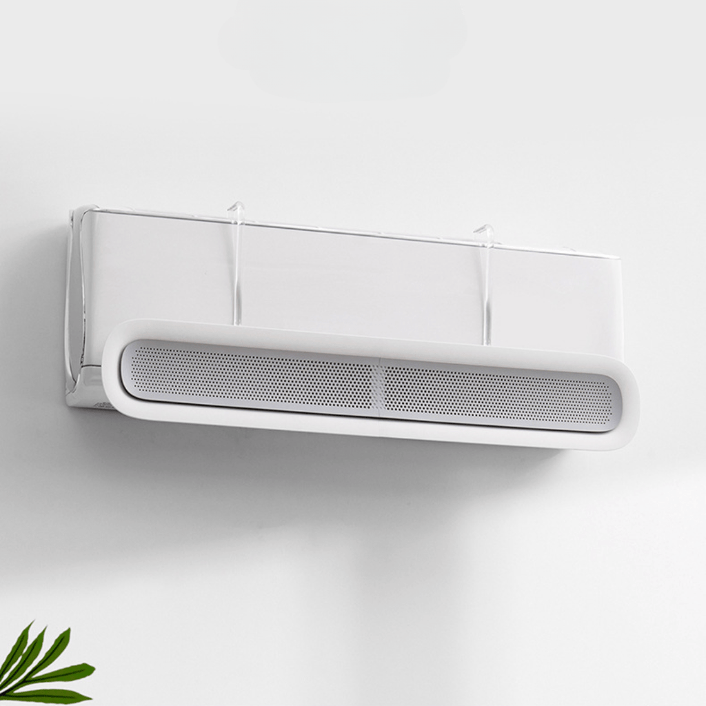Wall-Mounted Air Conditioner Wind Deflector With Adjustable Wings