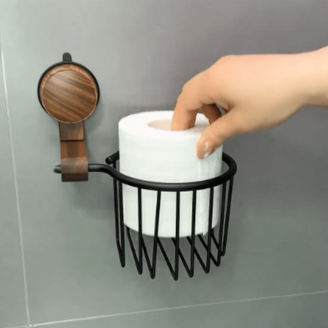 Toilet Paper Holder with Suction Cup
