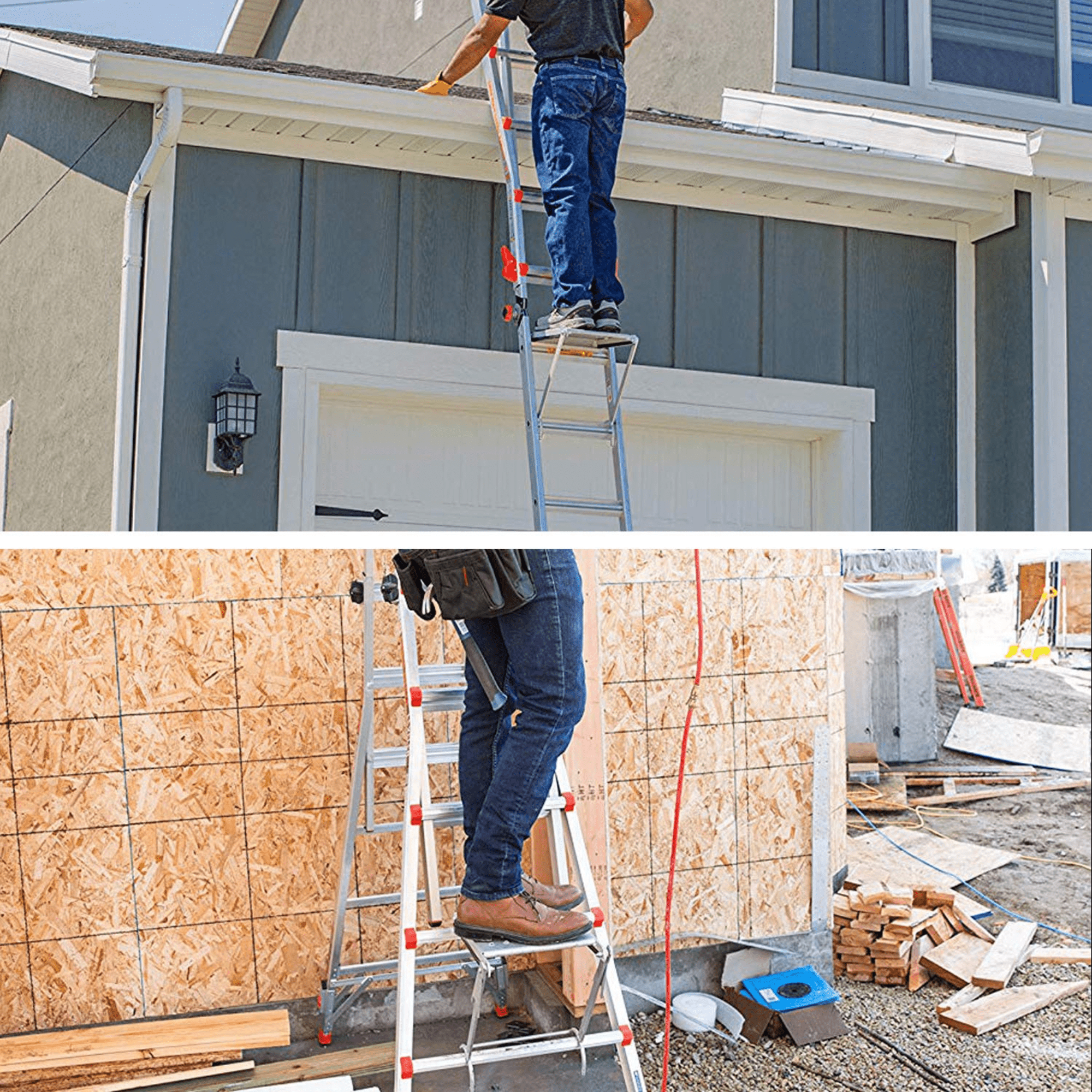 Universal Fit Aluminum Ladder Extension Platform