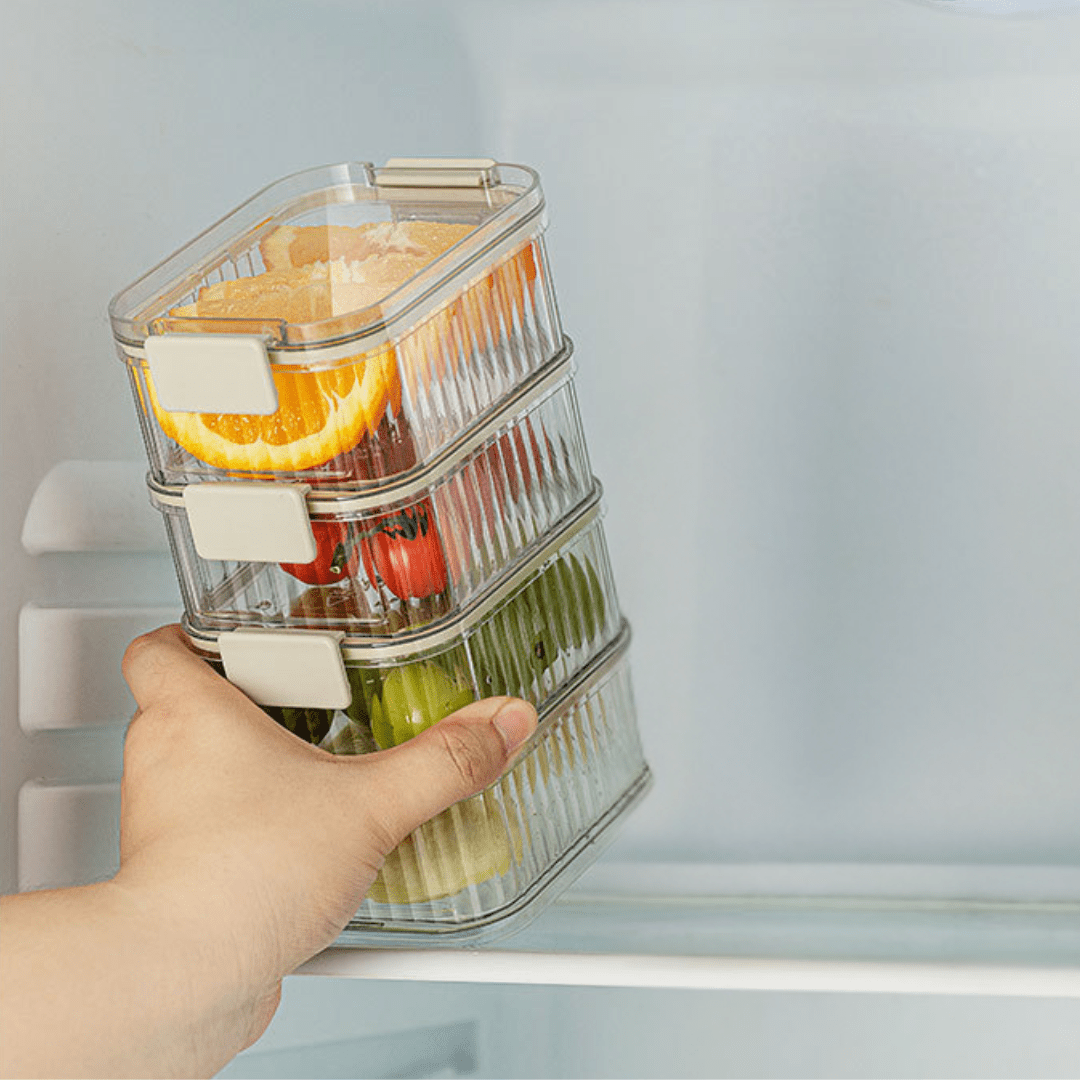 Transparent Stacking Food Storage Containers