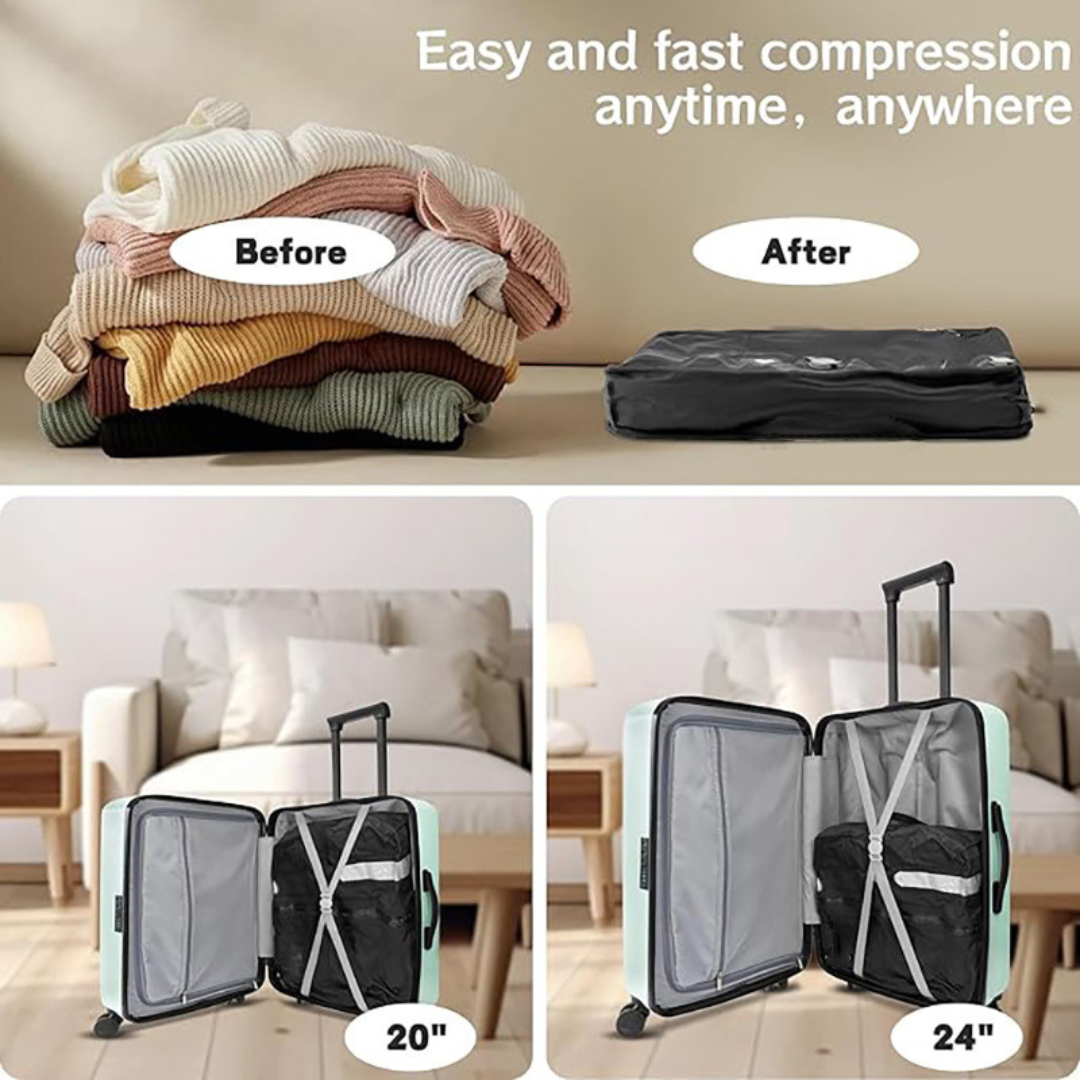 Travel Vacuum Compression Bag with Pump 17L Waterproof