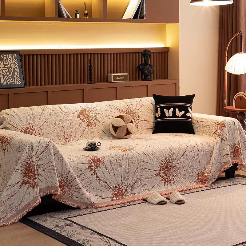 Chenille Soft Textured Anti-Slip Full Sofa Cover