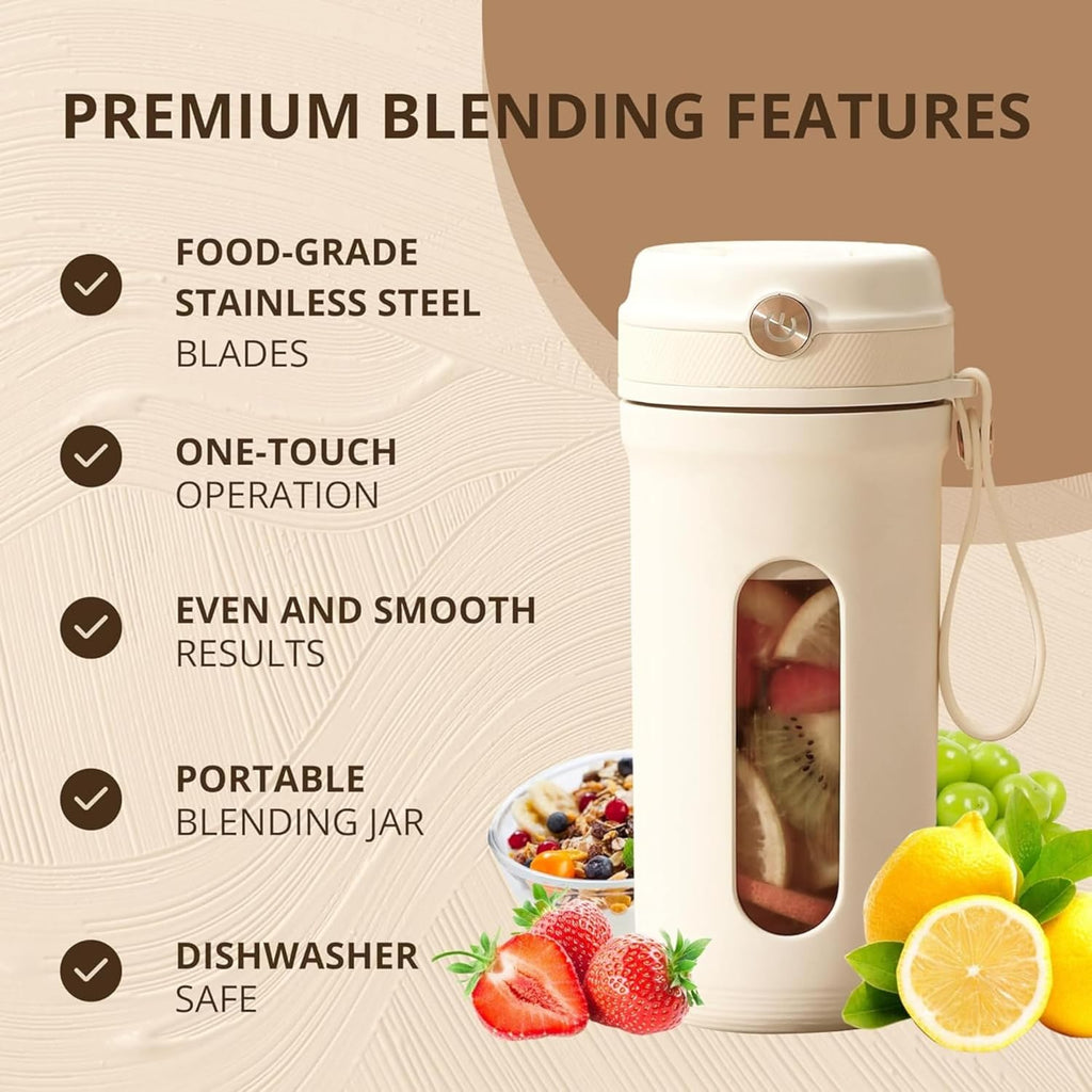 Turbo-Blend Portable Rechargeable Blender
