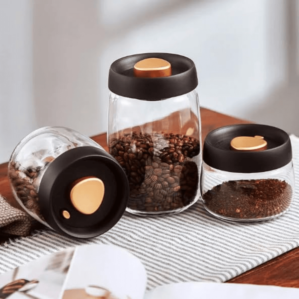 Coffee Bean Storage Glass Container