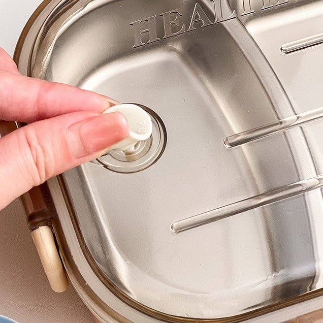 Bento Stainless Steel Lunch Set With Bowl and Cutlery(900 ml)