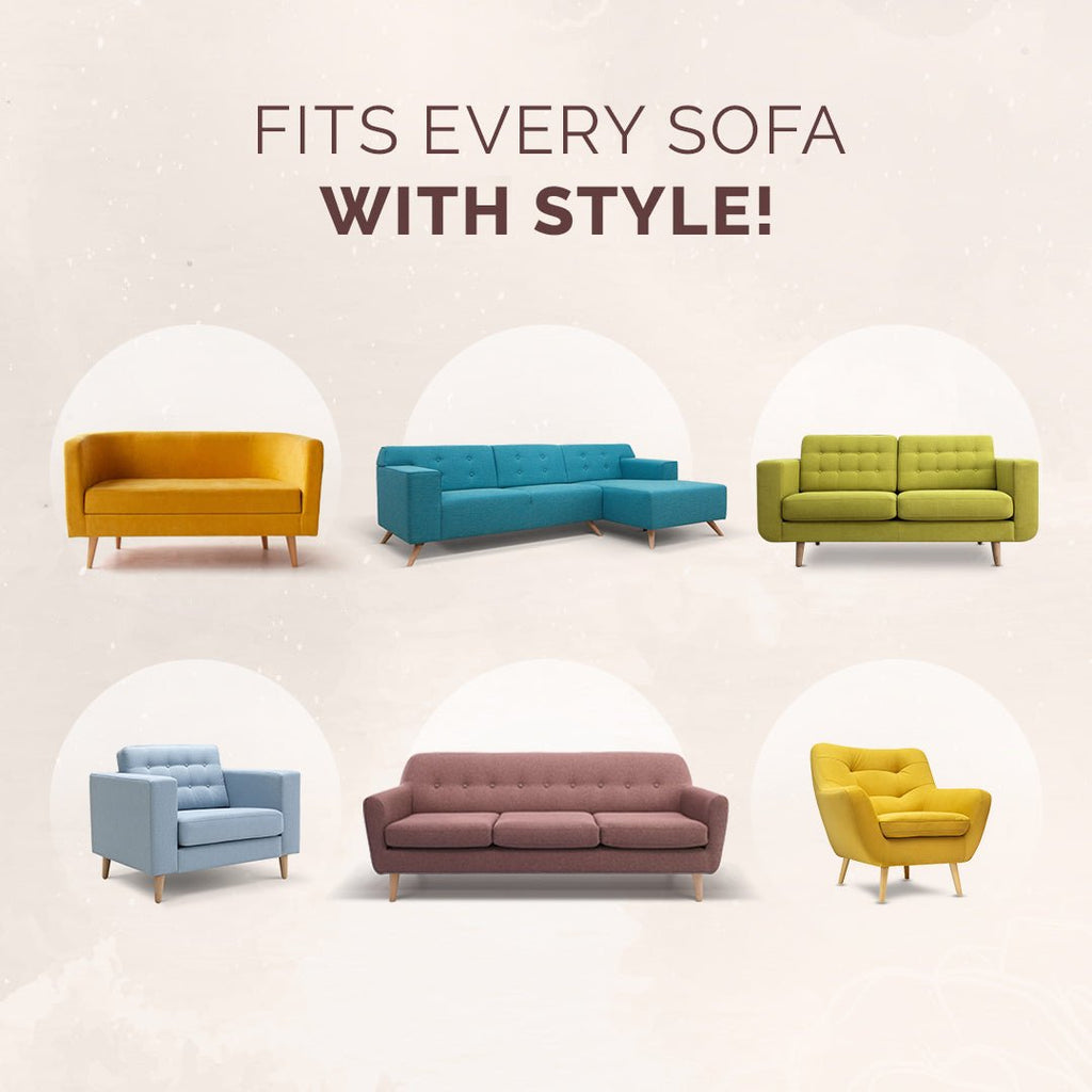 Cartoon Flower Elegance Elegance Chenille Sofa Cover