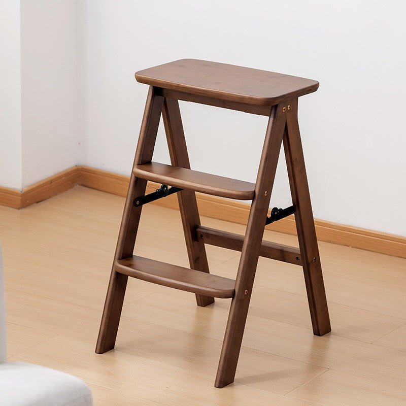 Compact Climb Utility Nanmu Wood Step Stool(63cm)