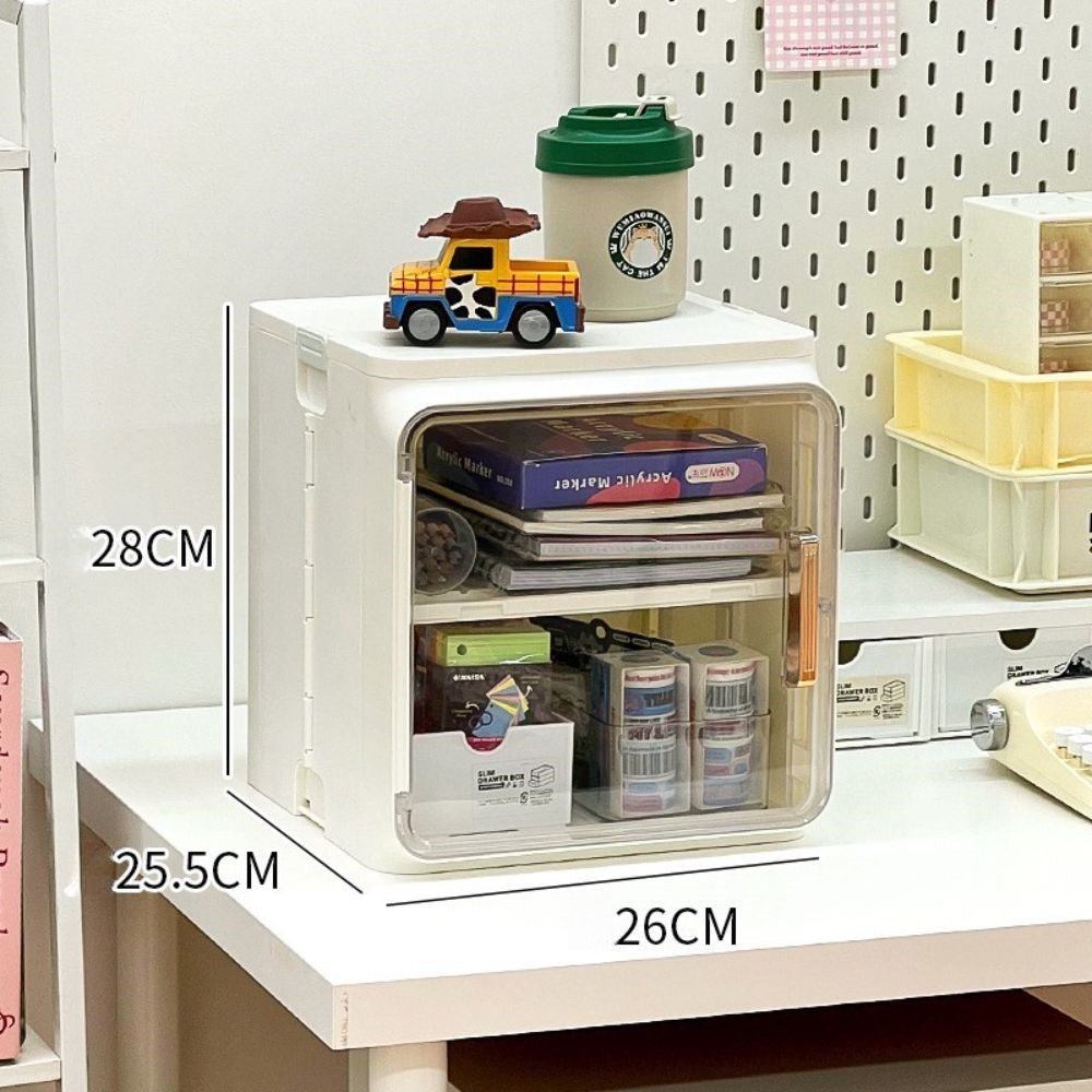 Desktop Dormitory Storage Box for Office & Study