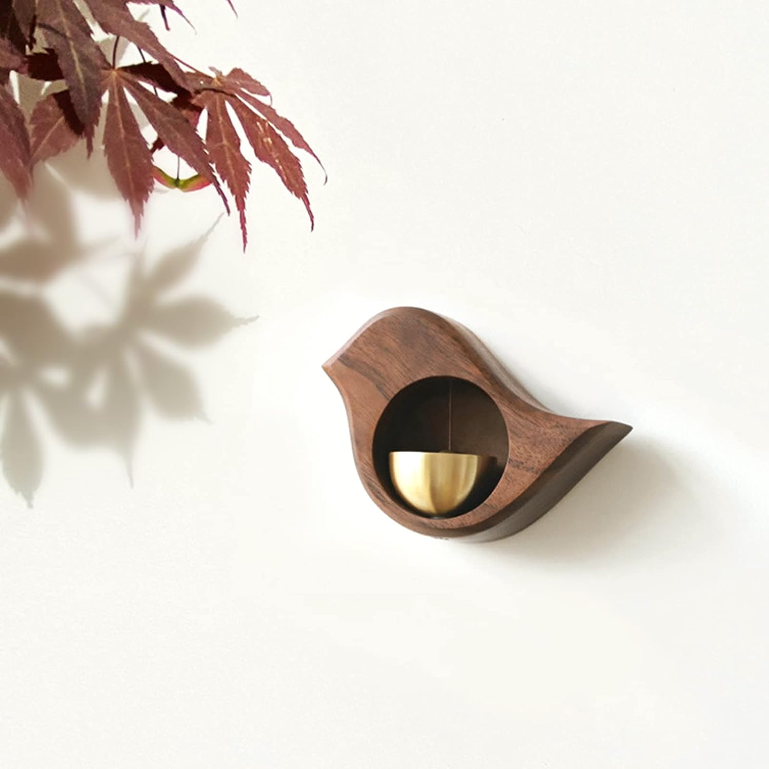 Bird Shape Japanese Wood Doorbell