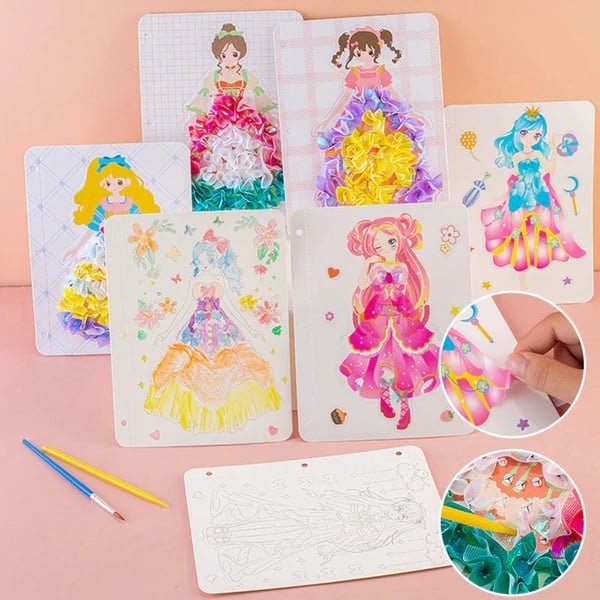 Childhood Infinite Dream Hand-Painted Book + Free Painting Book