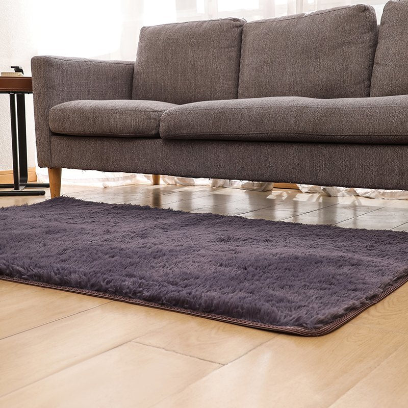 Ultra-Soft Silk Wool Living Room Carpet