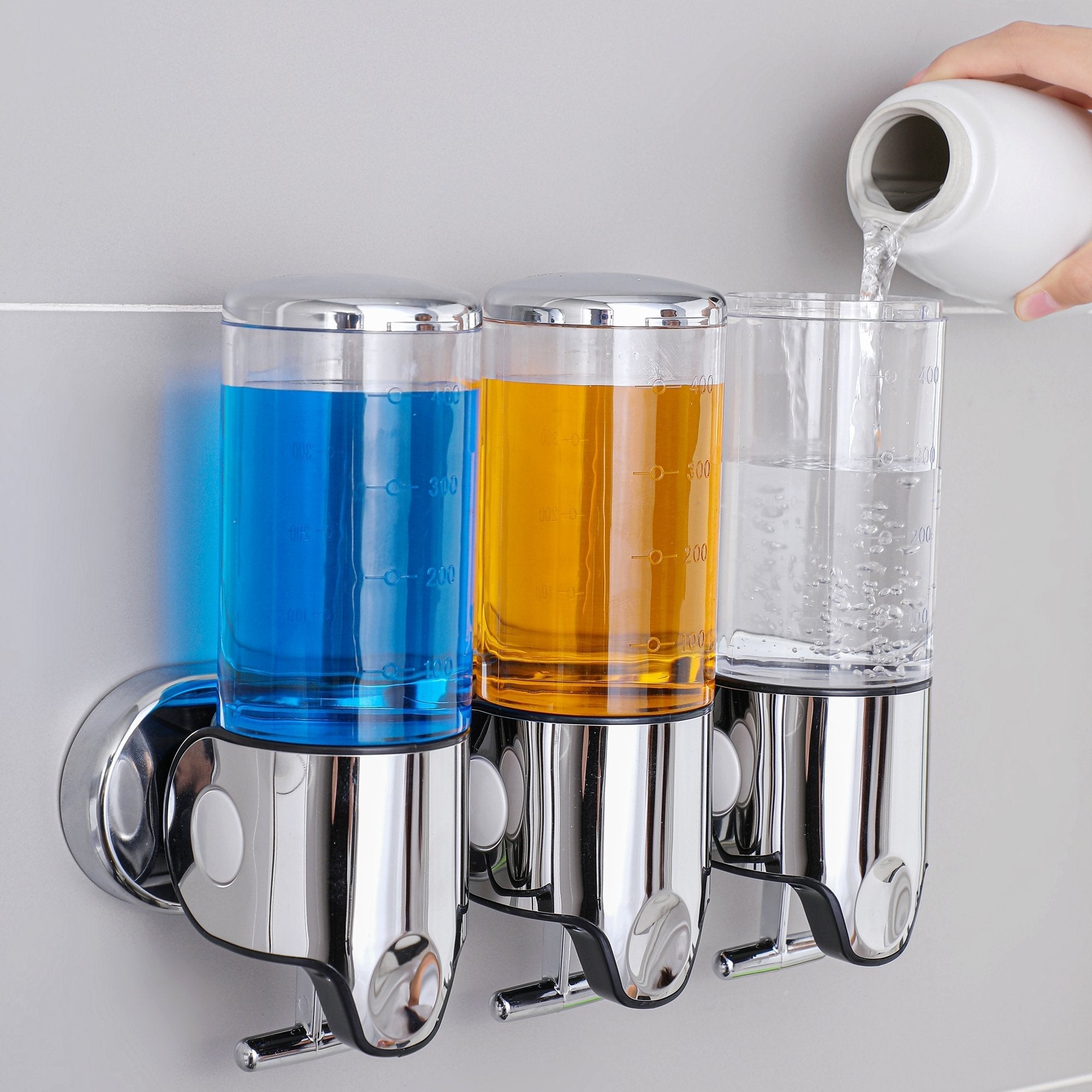 Wall-Mounted Soap Dispenser Set